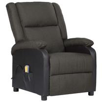 Krėslas VLX Massage Recliner 329497, tamsiai pilka sp., 94.5 cm x 71 cm x 96.5 cm