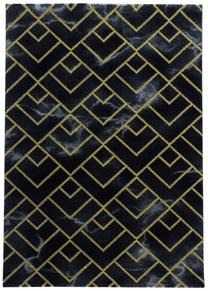 Ковер комнатные Ayyildiz Naxos Marble, золотой цв./черный цв., 290 см x 200 см