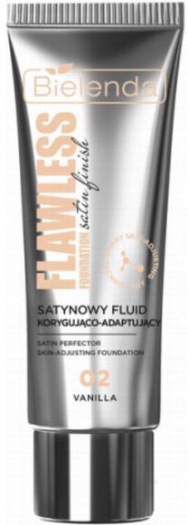 Жидкая основа для макияжа Bielenda Flawless Foundation Correcting and Adapting Fluid, ванильный, 02, 30 г