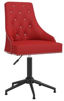 Darba krēsls VLX Swivel 337002, 57 x 52 x 92.5 - 101.5 cm, sarkana krās.