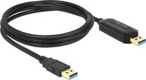 Vads Delock Data Link + KM Switch USB 3.0 Type A Male USB 3.0, USB 3.0, 1.5 m, melna krās.