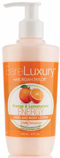 Kūno losjonas Morgan Taylor Bare Luxury Energy Orange & Lemongrass, 240 ml