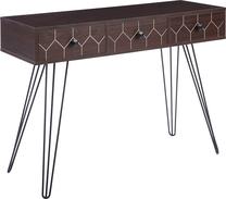 Konsoles galds Beliani Malsala, brūna krās., 110 cm x 39 cm x 79 cm