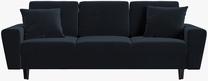 Sofa-lova Micadoni Moghan MIC_3SF_2_F1_MOGHAN5, tamsiai mėlyna sp., 235 x 100 cm x 88 cm