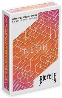 Stalo žaidimas suaugusiems Bicycle Neon Orange Bump, EN