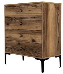 Комод Kalune Design Lizbon 539, ореховый цв., 90.7 см x 76 см x 40 см