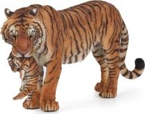 Фигурка-игрушка Papo Tigress With Cub 401085, 14.5 см, коричневый цв.