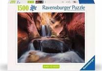 Dėlionė Ravensburger Waterfall In The Red Canyon, 60 cm x 80 cm, 1500 vnt., įvairių spalvų