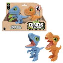 Комплект FunVille Dinos Unleashed T-Rex & Raptor 31150, 2 шт., синий цв./oранжевый цв.