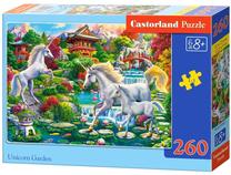 Dėlionė Castorland Unicorn Garden 27590, 23 cm x 32 cm, 260 vnt., įvairių spalvų