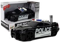 Žaislinė policijos mašina Lean Toys City Service Rescue, 1:20, juoda sp.