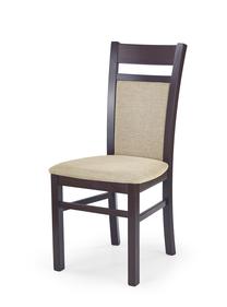 Valgomojo kėdė Gerard2, matinė, smėlio sp./tamsiai ruda sp., 55 cm x 46 cm x 97 cm