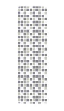 Dušo užuolaida Domoletti GS-005, pilka sp./įvairių spalvų, 180 cm x 180 cm