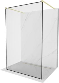 Dušo sienelė Mexen Kioto Walk-in, 160 cm x 200 cm, brushed gold sp./grūdintas