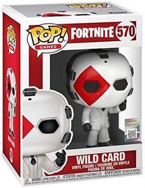 Rotaļlietu figūriņa Funko POP! Games Fortnite Wild Card 570, 9 cm, balta krās./sarkana krās.