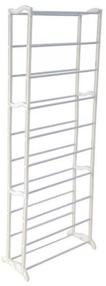 Batų lentyna, balta, 52 cm x 25 cm x 140 cm