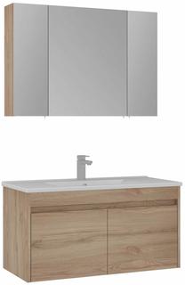 Комплект мебели для ванной комнаты Kalune Design Side, дубовый цв., 45 см x 100 см x 52 см