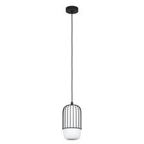 Valgusti rippuv Eglo Muleges Cage 10718851, E27, 1 x 40 W, must v. / valge v.