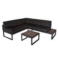 Āra mēbeļu komplekts DM Grill Garden Modern, melns krās., 1-5 sēdvietas