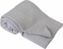 Pledas BabyMatex Muslin, 100 x 75 cm, pilka sp.