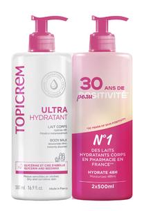 Kūno pienelis, rinkinys Topicrem Ultra Hydrating 1631-02293, 2 vnt.