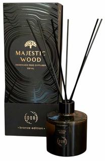 Mājas aromatizētājs, smaržu kociņi Odoro Bronze Majestic Wood, 200 ml