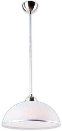 Valgusti rippuv Lamkur LM-1.62, E27, 1 x 60 W, valge v. / kroom v.
