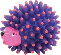 Rotaļlieta sunim, graužammanta suņiem Zolux Vynil Hedgehog Asorted 480790, 9 cm, Ø 9 cm, oranža krās./violeta krās./(krāsa/dizains tiek izvēlēts nejauši)