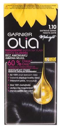Matu krāsa Garnier Olia Midnight, black sapphire krās., 1.10, 50 ml