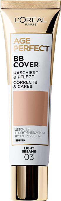 BB krēms L’Oréal Paris Age Perfect BB Cover, 03 light sesame, 30 ml