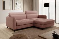 Kampinė sofa Gomsi Raquel 24, rožinė sp., dešininė, 165 x 228 cm x 100 cm