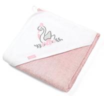 Bērnu dvielis BabyOno Bamboo Hooded 343/04, rozā krās., 85 cm x 85 cm