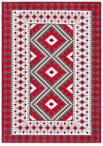 Ковер 4Living Tuike, красный цв., 140 см x 200 см