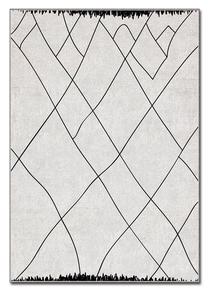 Kilimas Conceptum Hypnose ASR 55, balta sp./juoda sp., 180 cm x 120 cm