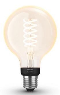Lemputė Philips Filament LED, G93, 2100 °K, E27, 7 W, 550 lm