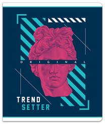 Sąsiuvinis Lastva Trend Setter, linijomis, A5, 60 lapų, (spalva/dizainas parenkami atsitiktine tvarka)