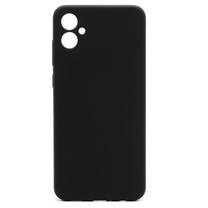 Connect Premium Soft Touch silikoninis dėklas Samsung Galaxy A05 4G (A055F) Juodas