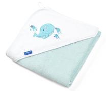 Bērnu dvielis BabyOno Bamboo Hooded 343/05, zila krās., 85 cm x 85 cm