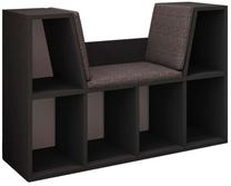 Knygų lentyna Kalune Design Livora, antracito sp., 63 cm x 103 cm x 30 cm