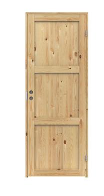 Durvis Swedoor ECO TREND 03L PRIEDE 7X21, universāla, brūna krās., 210 x 70 x 4 cm