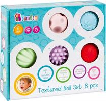 Развивающая игра BamBam Textured Ball, многоцветный, 8 шт.