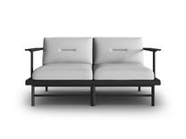 Lauko sofa Calme Jardin Hawai CAL_2S_153_F1_HAWAI3, šviesiai pilka sp., 80 cm x 160 cm x 74 cm
