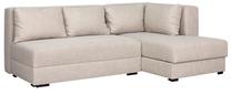 Kampinė sofa - lova Bodzio Judyta Classic, smėlio ruda sp., dešininė, 155 x 225 cm x 77 cm
