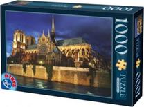 Dėlionė D-Toys France, Paris - Notre Dame Cathedral 70517, 47 cm x 68 cm, 1000 vnt., įvairių spalvų