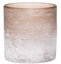 Žvakidė Fanni K Frost, stiklas, Ø 12 cm, 12 cm, ruda sp.