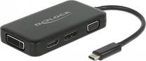 Adapteris Delock USB Type-C, 0.15 m, melna krās.