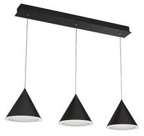 Valgusti rippuv Searchlight Conical, LED, 3000 °K, 3 x 27 W, must v. / must v.