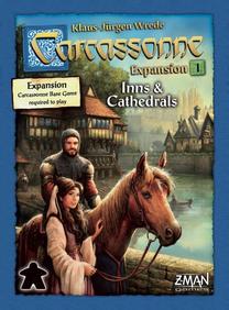 Papildinājums galda spēlei Carcassonne Brain Games Carcassonne: Expansion 1 Inns & Cathedrals