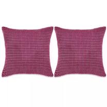 Декоративная подушка VLX Cushion Set, розовый цв., 60 см x 60 см, 2 шт.