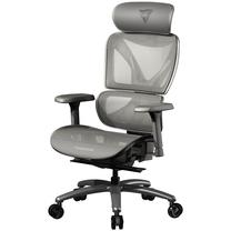 Spēļu krēsls ThunderX3 XTC-Mesh, 52 - 57 x 55 x 118 - 126 cm, pelēka krās.